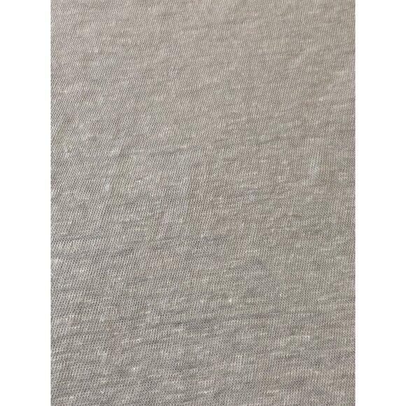 J Jill Linen White T Shirt Tee Top Rolled SS Women No Size Tag - Picture 5 of 10